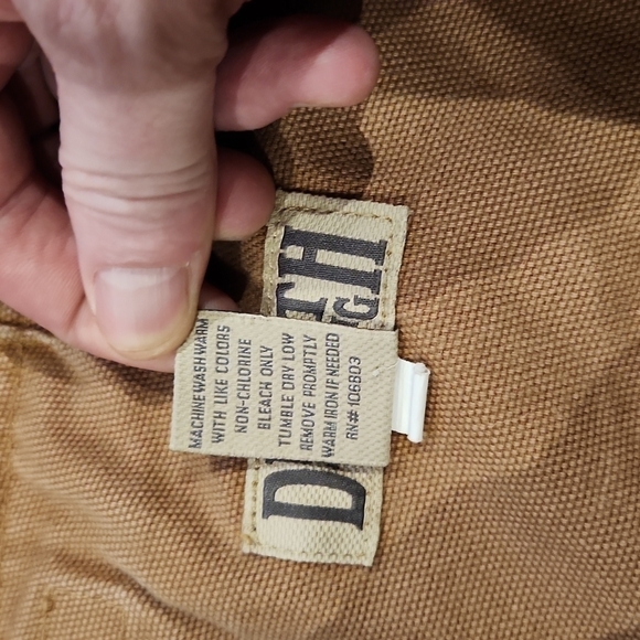 Duluth Trading Co Tan Heavy Duty Work Pants - Picture 7 of 13
